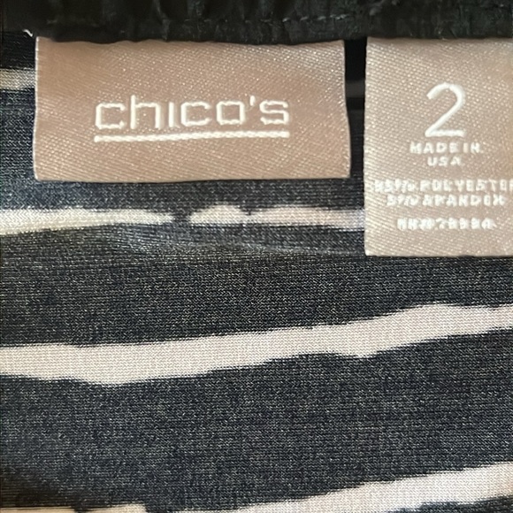 Chico’s Stretchy Striped Maxi Skirt US 2 or Large - Picture 3 of 4